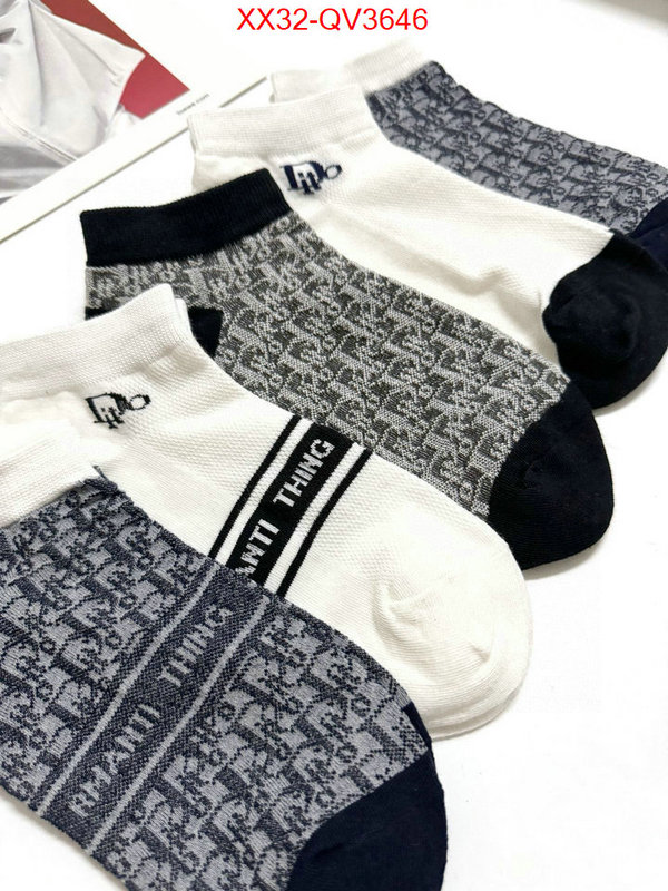 Sock-Dior aaaaa+ replica designer ID: QV3646 $: 32USD