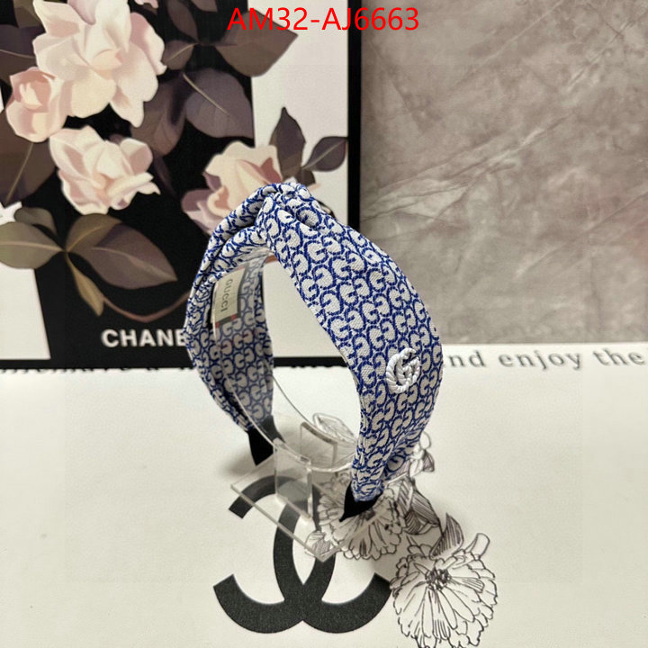 Hair band-Gucci fake aaaaa ID: AJ6663 $: 32USD