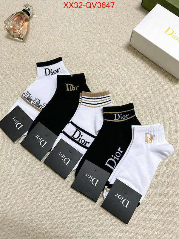 Sock-Dior top quality ID: QV3647 $: 32USD