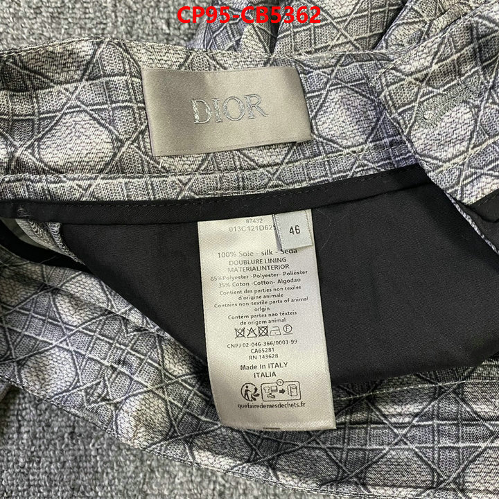 Clothing-Dior buy high quality cheap hot replica ID: CB5362 $: 95USD