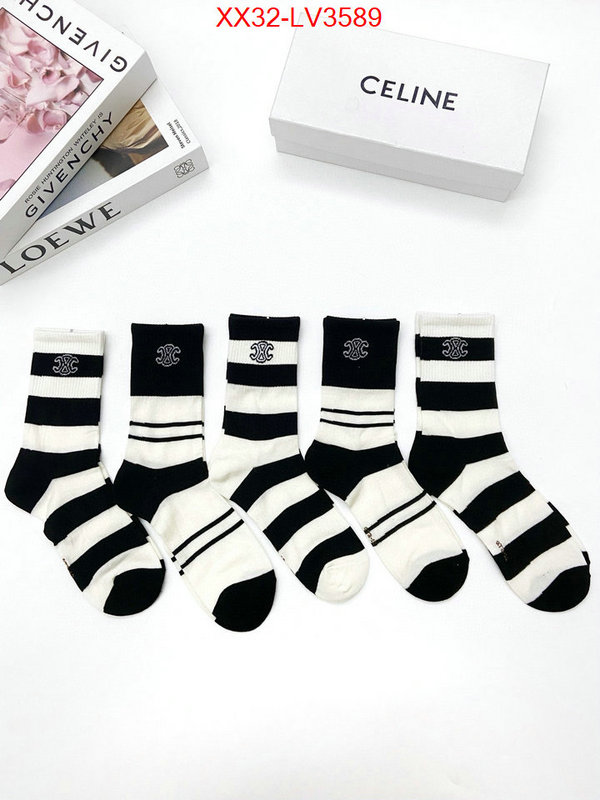 Sock-CELINE top perfect fake ID: LV3589 $: 32USD