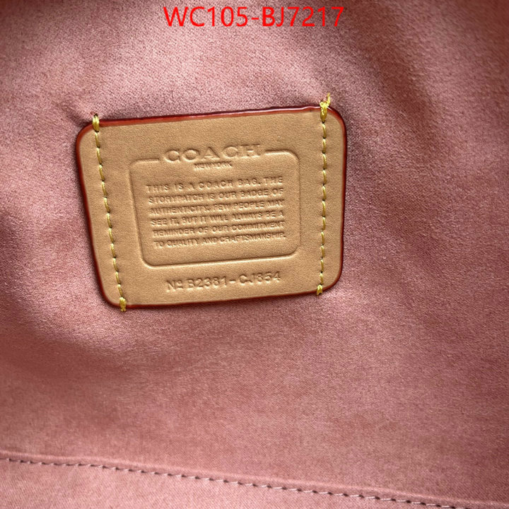 Coach Bags(4A)-Crossbody- high quality customize ID: BJ7217 $: 105USD,