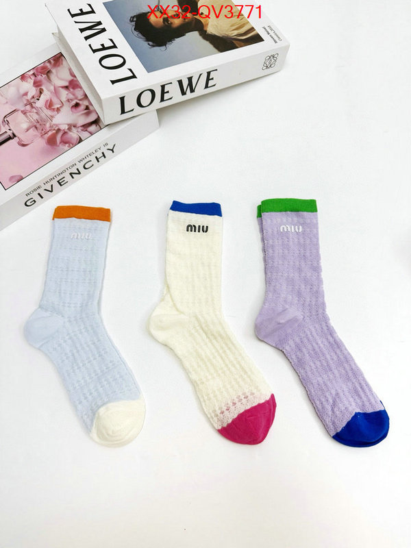 Sock-Miu Miu what is a counter quality ID: QV3771 $: 32USD