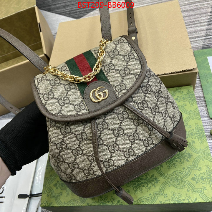 Gucci Bags(TOP)-Backpack- sell online ID: BB6009 $: 209USD,