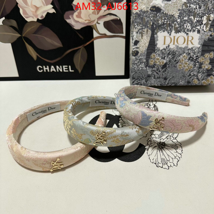 Hair band-Dior luxury fashion replica designers ID: AJ6613 $: 32USD