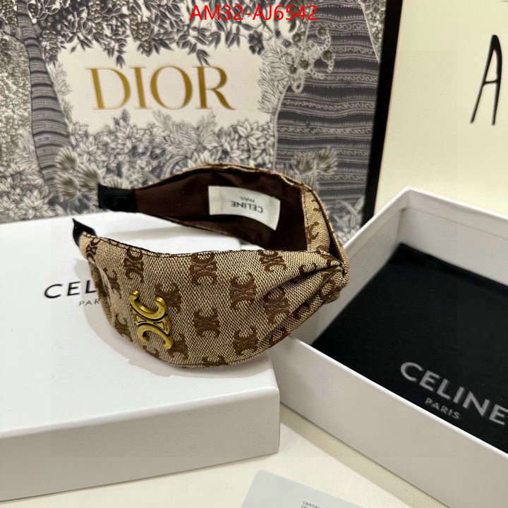 Hair band-Celine 2024 perfect replica designer ID: AJ6542 $: 32USD