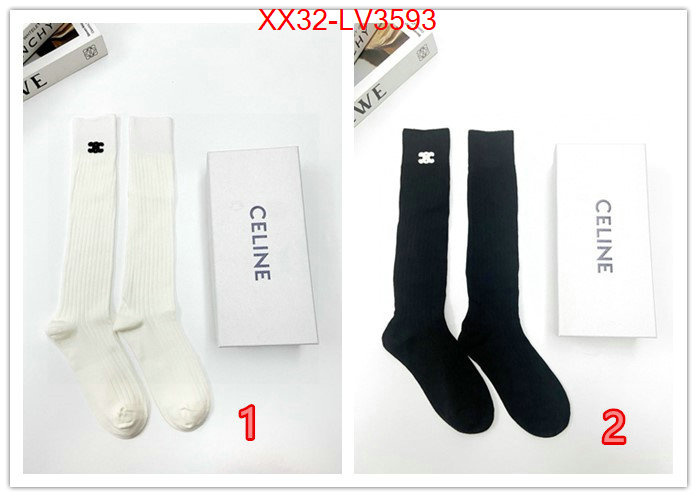 Sock-CELINE buy cheap ID: LV3593 $: 32USD