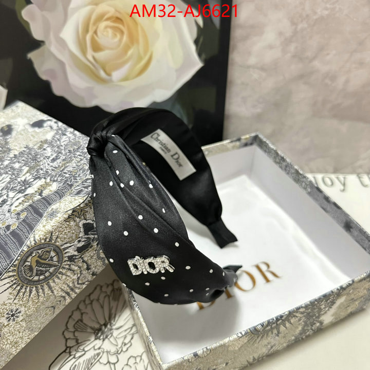 Hair band-Dior high quality ID: AJ6621 $: 32USD