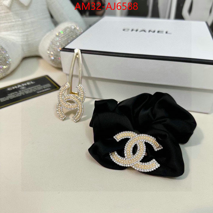 Hair band-Chanel how quality ID: AJ6588 $: 32USD