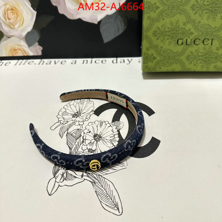 Hair band-Gucci fake high quality ID: AJ6664 $: 32USD