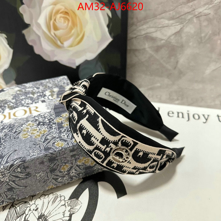 Hair band-Dior high quality replica designer ID: AJ6620 $: 32USD