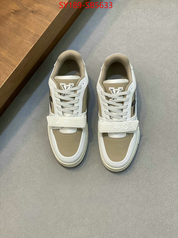 Men Shoes-LV high quality 1:1 replica ID: SB5633 $: 189USD