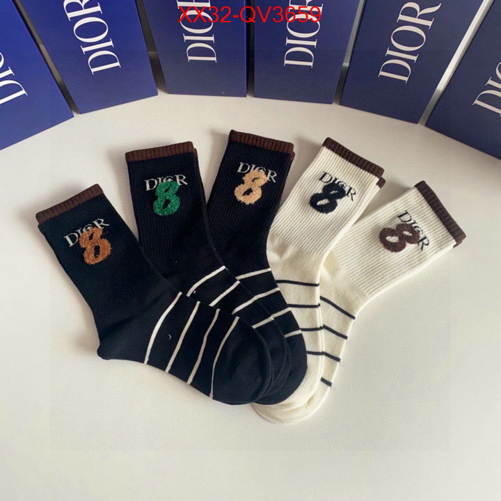 Sock-Dior good quality replica ID: QV3659 $: 32USD