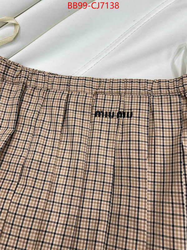 Clothing-MIU MIU the quality replica ID: CJ7138 $: 99USD