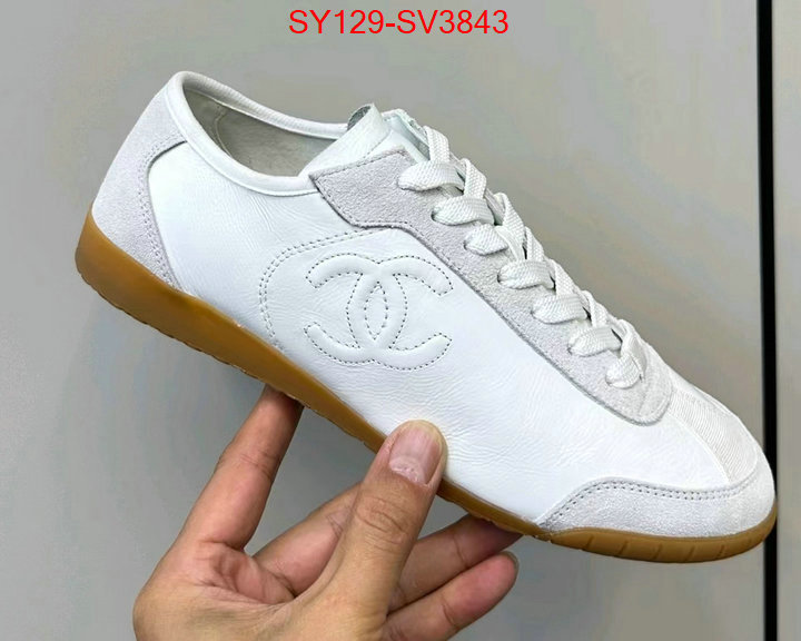 Women Shoes-Chanel quality aaaaa replica ID: SV3843 $: 129USD