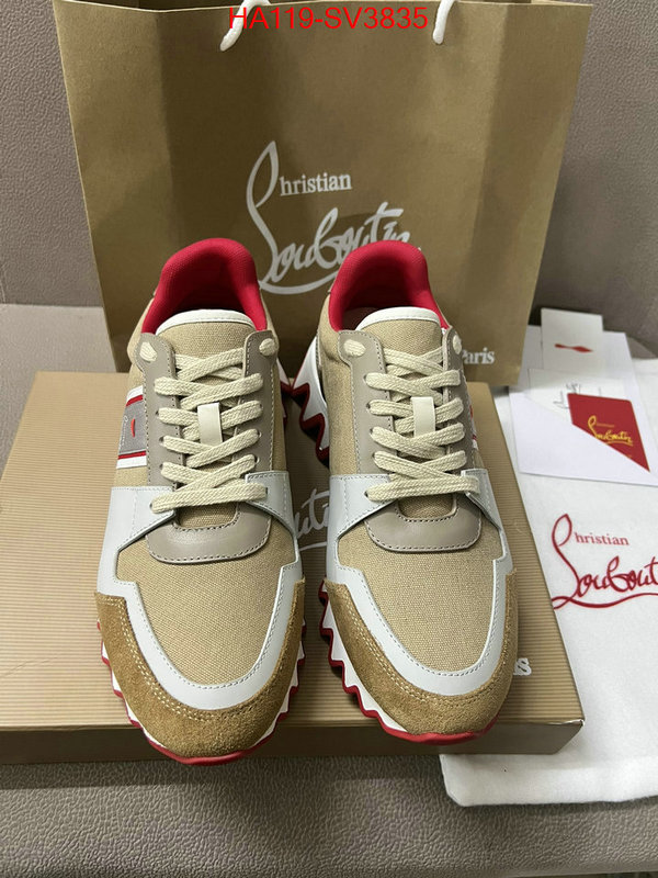 Men Shoes-Christian Louboutin 2024 perfect replica designer ID: SV3835 $: 119USD