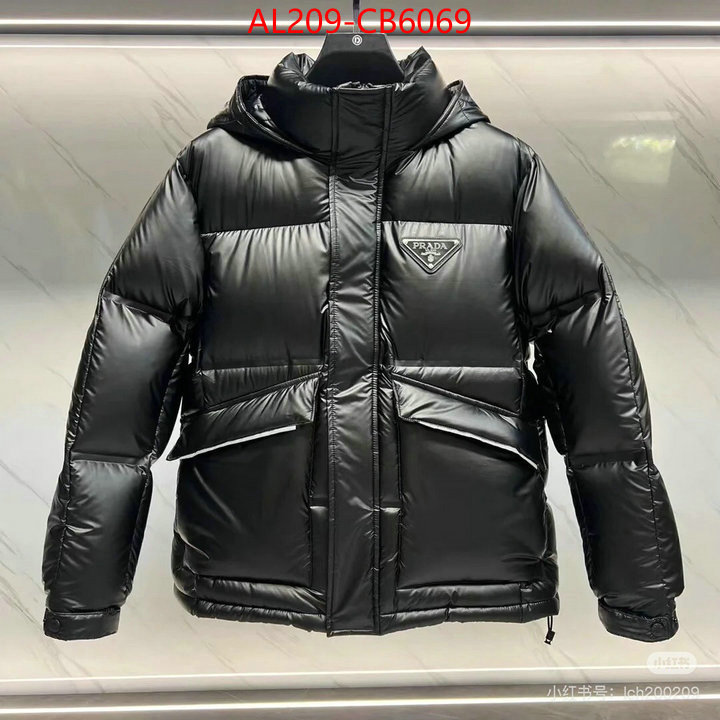 Down jacket Women-Prada replica designer ID: CB6069 $: 209USD