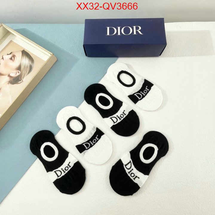 Sock-Dior 1:1 clone ID: QV3666 $: 32USD