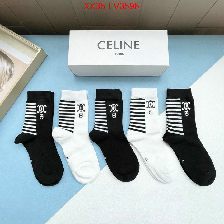 Sock-CELINE where can you buy replica ID: LV3596 $: 35USD