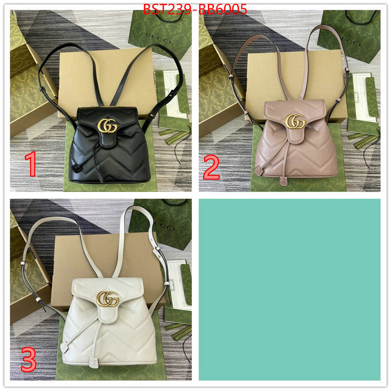 Gucci Bags(TOP)-Backpack- online sale ID: BB6005 $: 239USD,