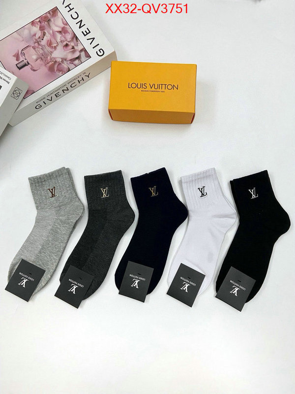 Sock-LV replica shop ID: QV3751 $: 32USD