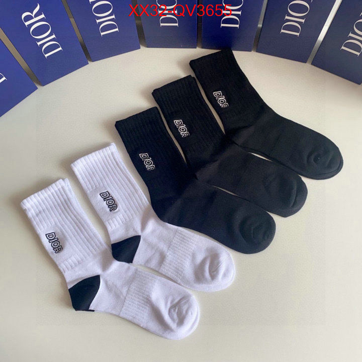 Sock-Dior designer fashion replica ID: QV3655 $: 32USD