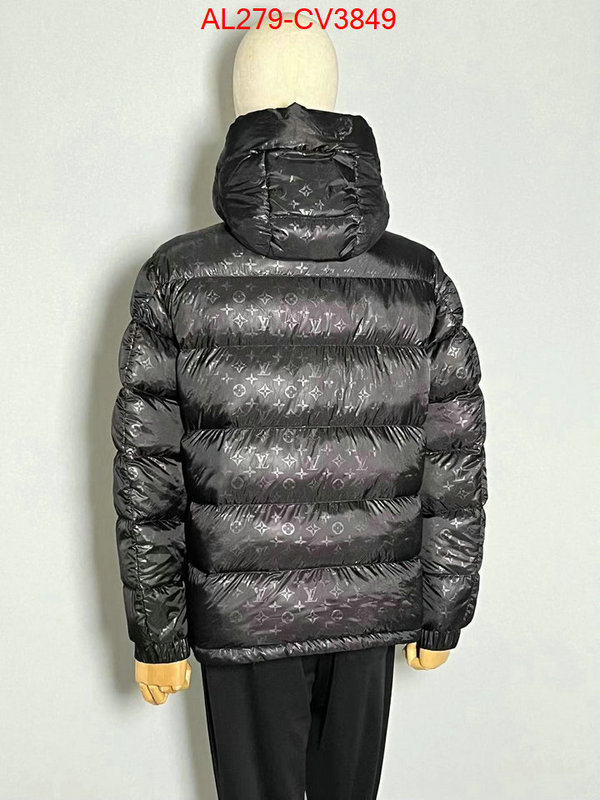 Down jacket Men-LV designer 1:1 replica ID: CV3849 $: 279USD