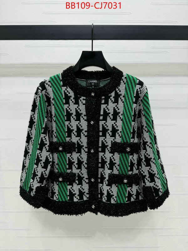 Clothing-Chanel what is top quality replica ID: CJ7031 $: 109USD