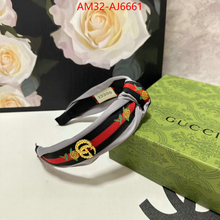 Hair band-Gucci shop cheap high quality 1:1 replica ID: AJ6661 $: 32USD