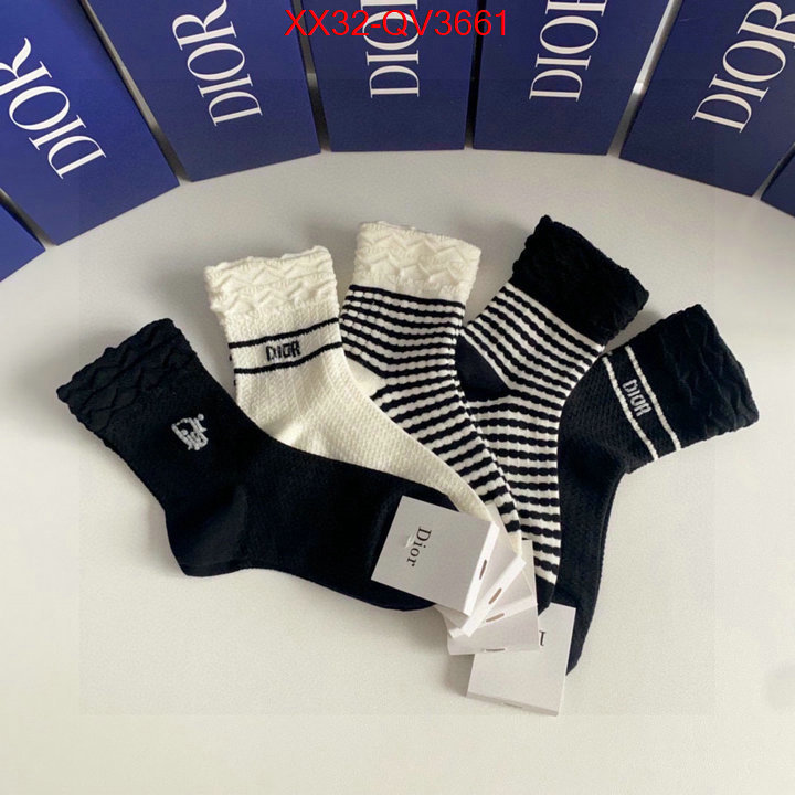 Sock-Dior high quality replica ID: QV3661 $: 32USD