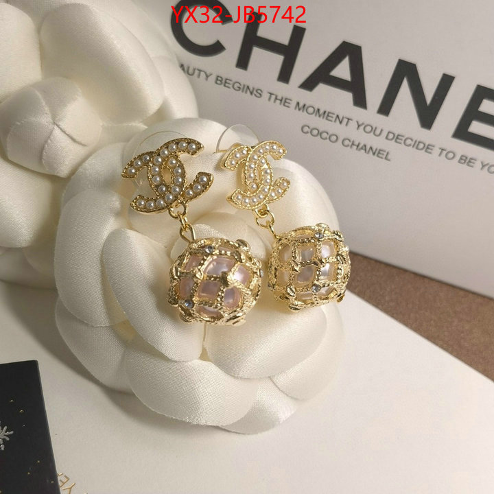 Jewelry-Chanel where quality designer replica ID: JB5742 $: 32USD