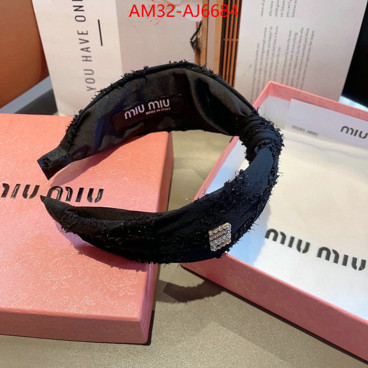 Hair band-MIU MIU replcia cheap ID: AJ6684 $: 32USD