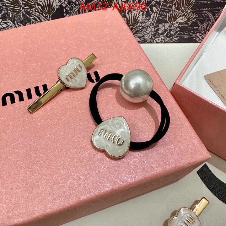 Hair band-MIU MIU shop ID: AJ6690 $: 32USD