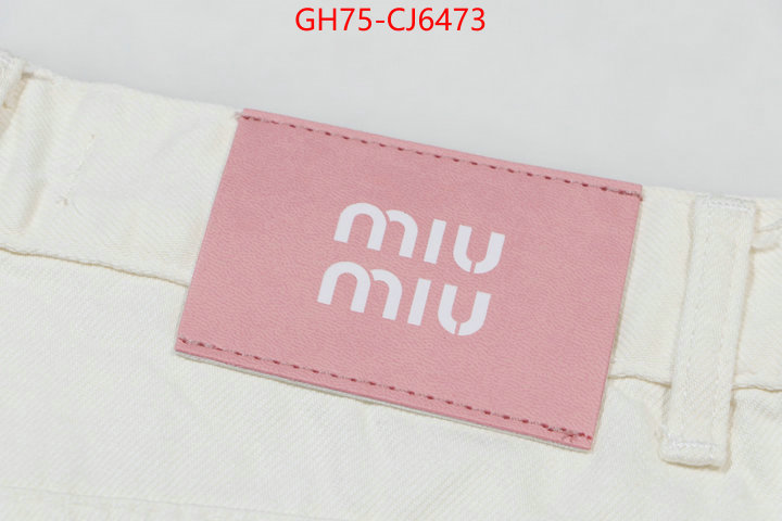 Clothing-MIU MIU replcia cheap ID: CJ6473 $: 75USD