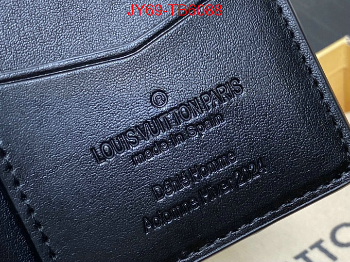 LV Bags(TOP)-Wallet luxury cheap ID: TB6088 $: 69USD,