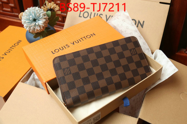 LV Bags(TOP)-Wallet aaaaa+ class replica ID: TJ7211 $: 89USD,