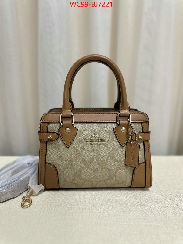 Coach Bags(4A)-Handbag- best quality designer ID: BJ7221 $: 99USD,