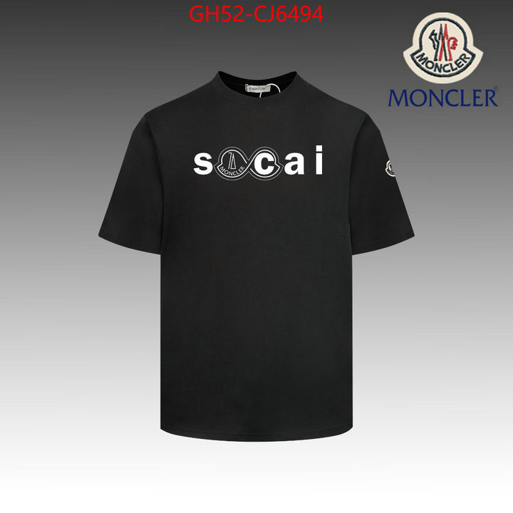 Clothing-Moncler 1:1 replica wholesale ID: CJ6494 $: 52USD