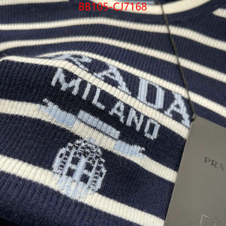 Clothing-Prada highest quality replica ID: CJ7168 $: 105USD