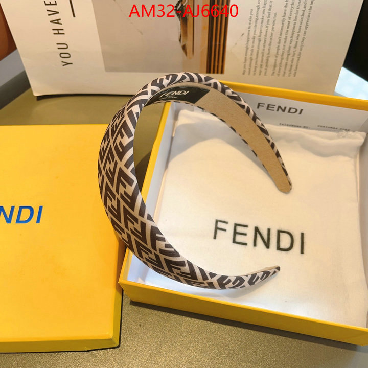 Hair band-Fendi where can i buy the best quality ID: AJ6640 $: 32USD