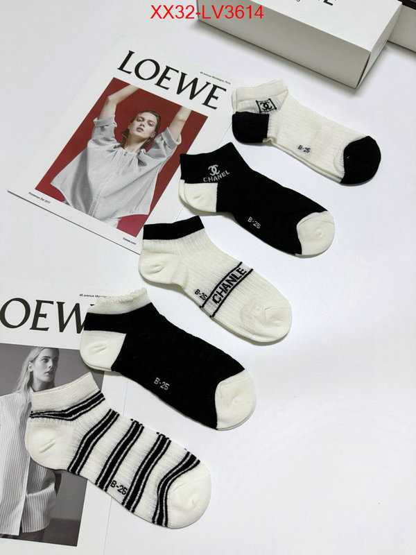 Sock-Chanel buy cheap ID: LV3614 $: 32USD