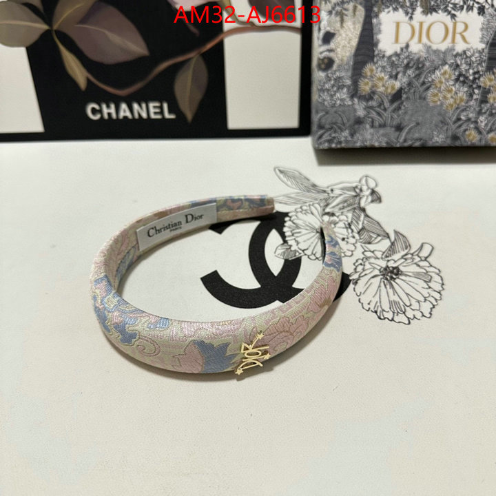 Hair band-Dior luxury fashion replica designers ID: AJ6613 $: 32USD