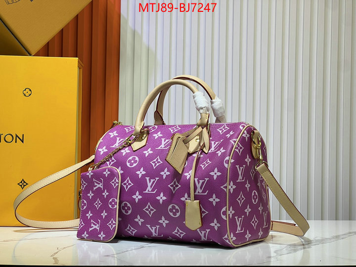 LV Bags(4A)-Speedy- aaaaa replica ID: BJ7247 $: 89USD,