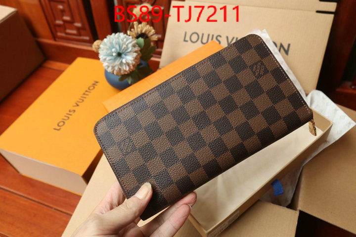 LV Bags(TOP)-Wallet aaaaa+ class replica ID: TJ7211 $: 89USD,