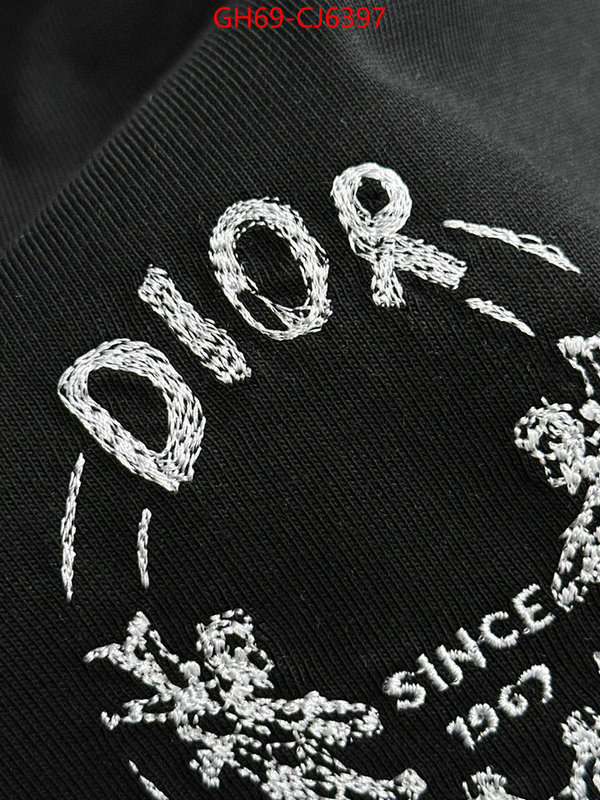 Clothing-Dior wholesale replica shop ID: CJ6397 $: 69USD