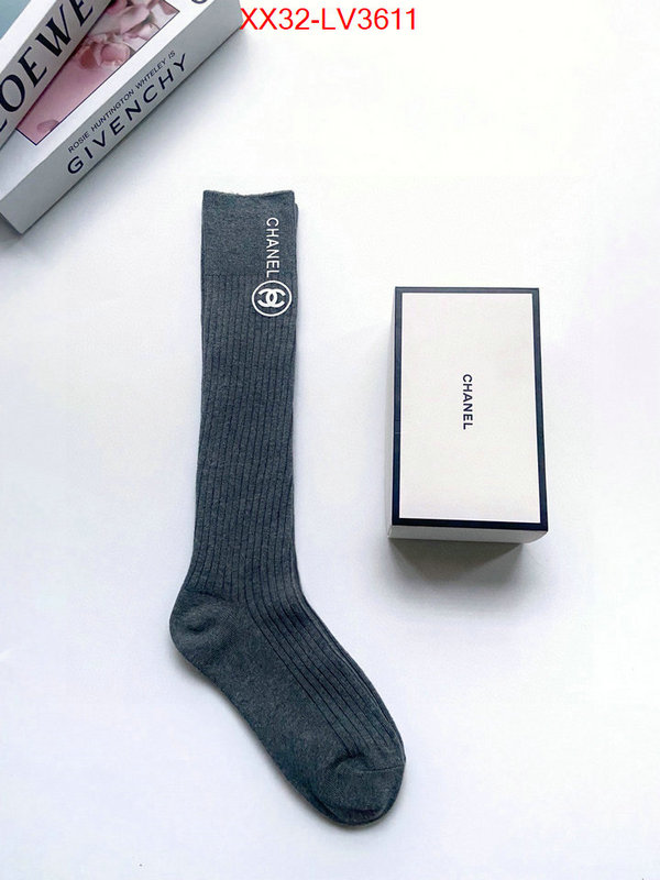 Sock-Chanel for sale cheap now ID: LV3611 $: 32USD