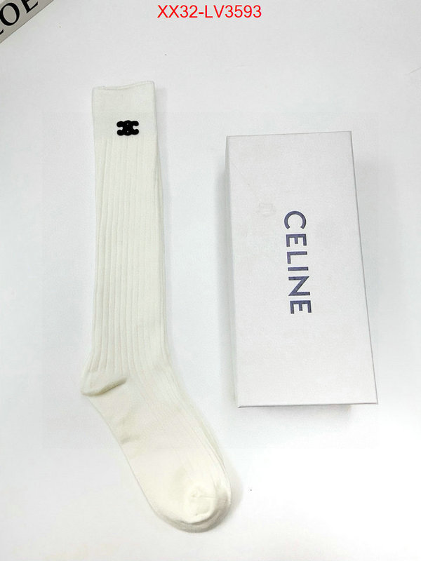 Sock-CELINE buy cheap ID: LV3593 $: 32USD