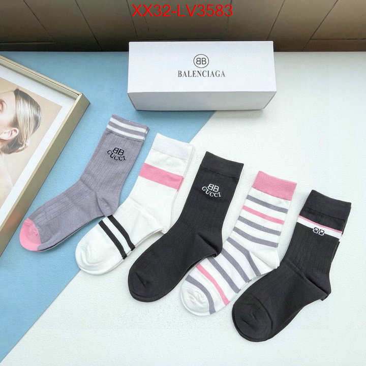 Sock-Balenciaga replica wholesale ID: LV3583 $: 32USD