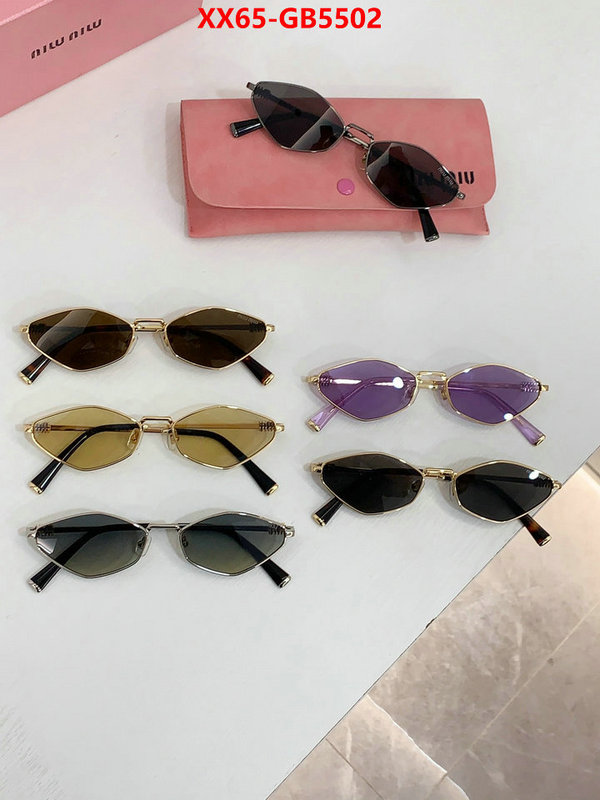 Glasses-Miu Miu replica 1:1 high quality ID: GB5502 $: 65USD