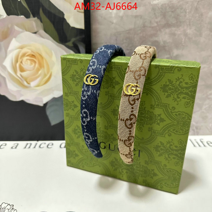 Hair band-Gucci fake high quality ID: AJ6664 $: 32USD